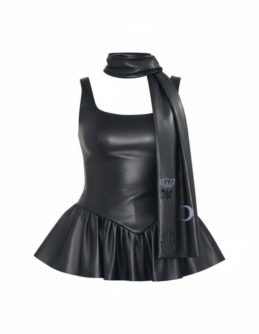 Midnight Top & Scarf