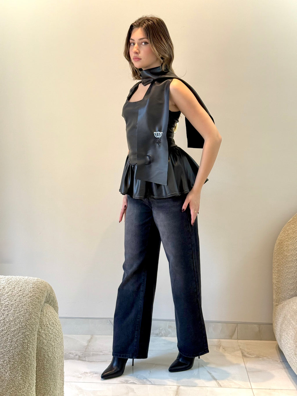 Midnight Top & Scarf