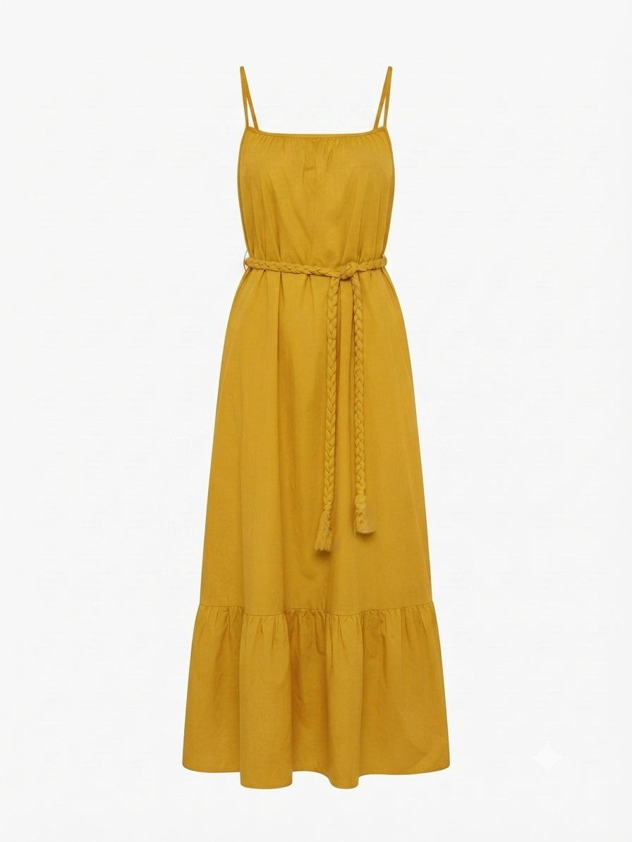 The Sofia Dress - Mustard