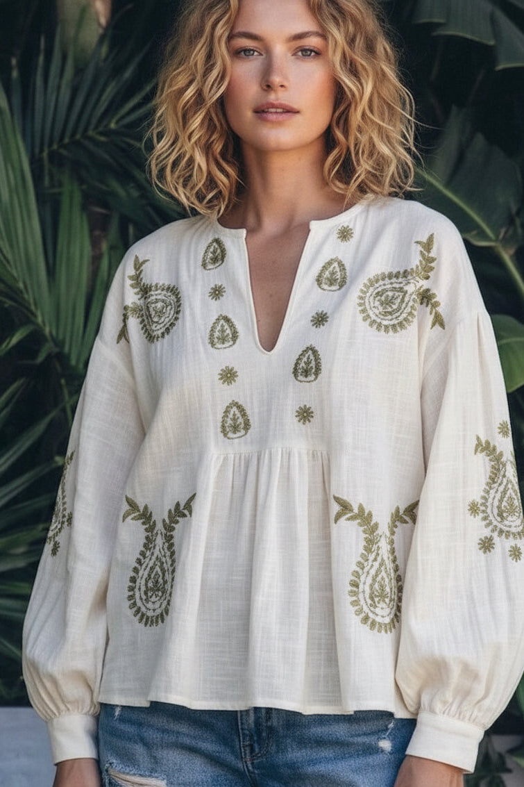 The Sage Blouse