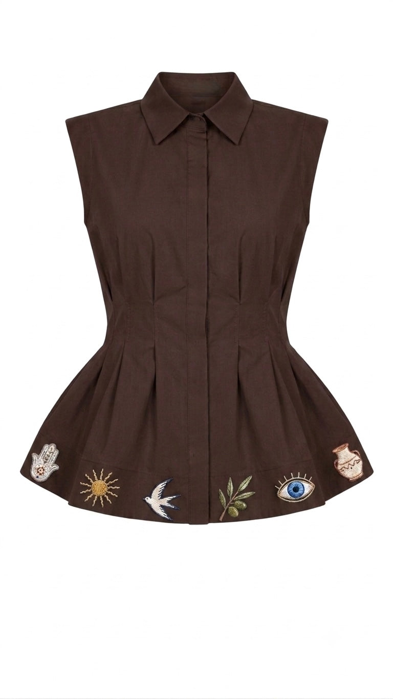 The Brown Solya Shirt