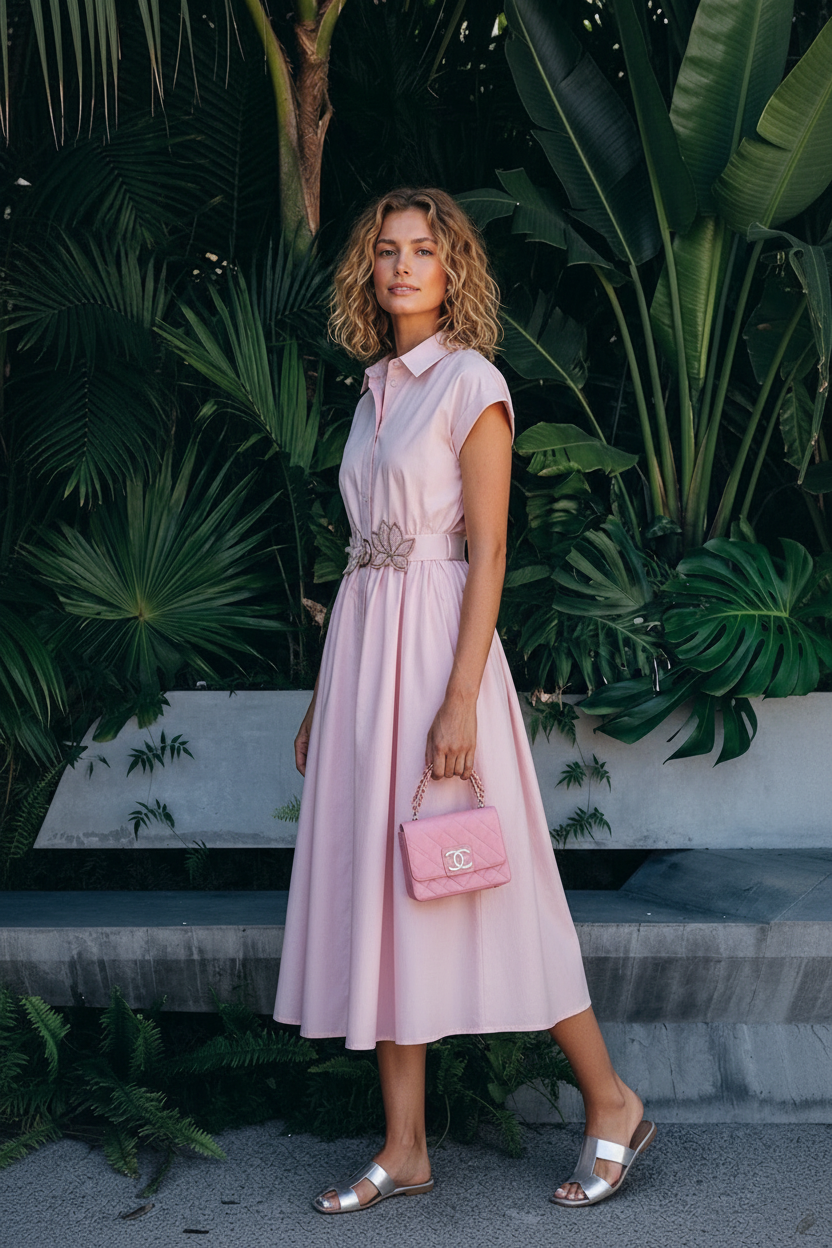 The Pink Lotus Dress