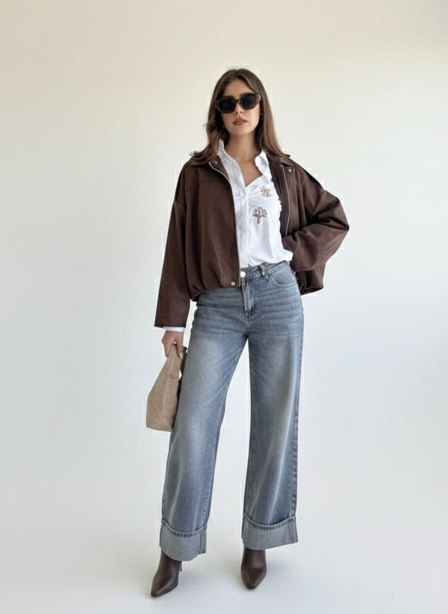 Bomber Suede Jacket