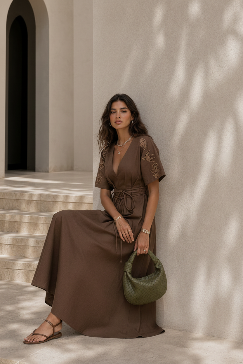 Amulet Maxi - Brown