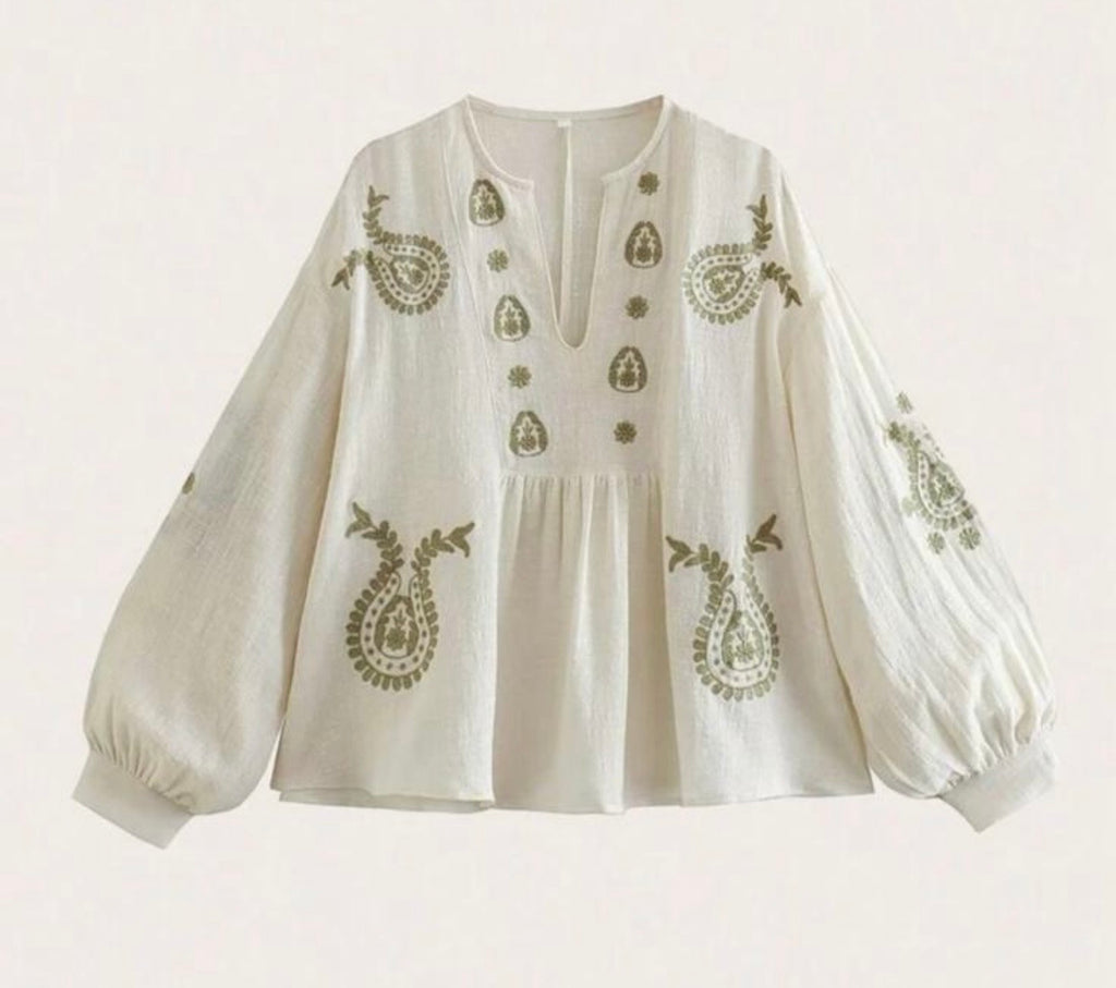 The Sage Blouse
