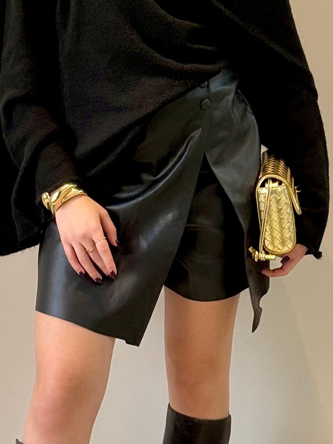 The Leather Skort