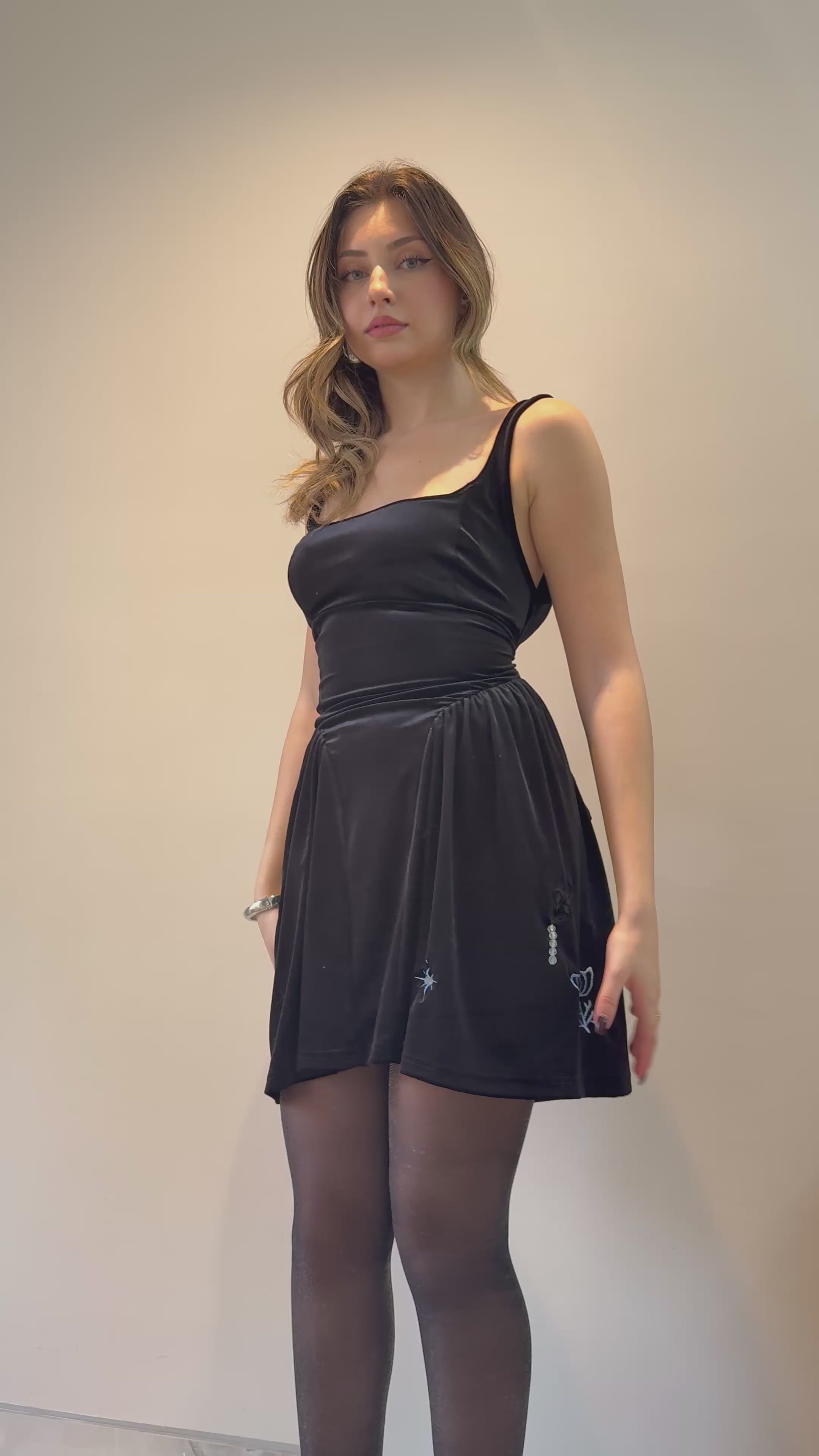 The Solya Velvet Dress